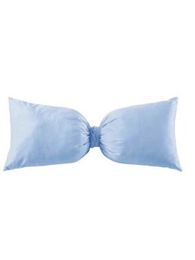 Armoire Collection Blue Bow Bed Pillow Oversized 14" × 30" Decorative NWT